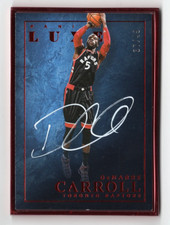 DeMarre Carroll 2015-16 Panini Luxe Basketball RED FRAME AUTOGRAPH Collectible S