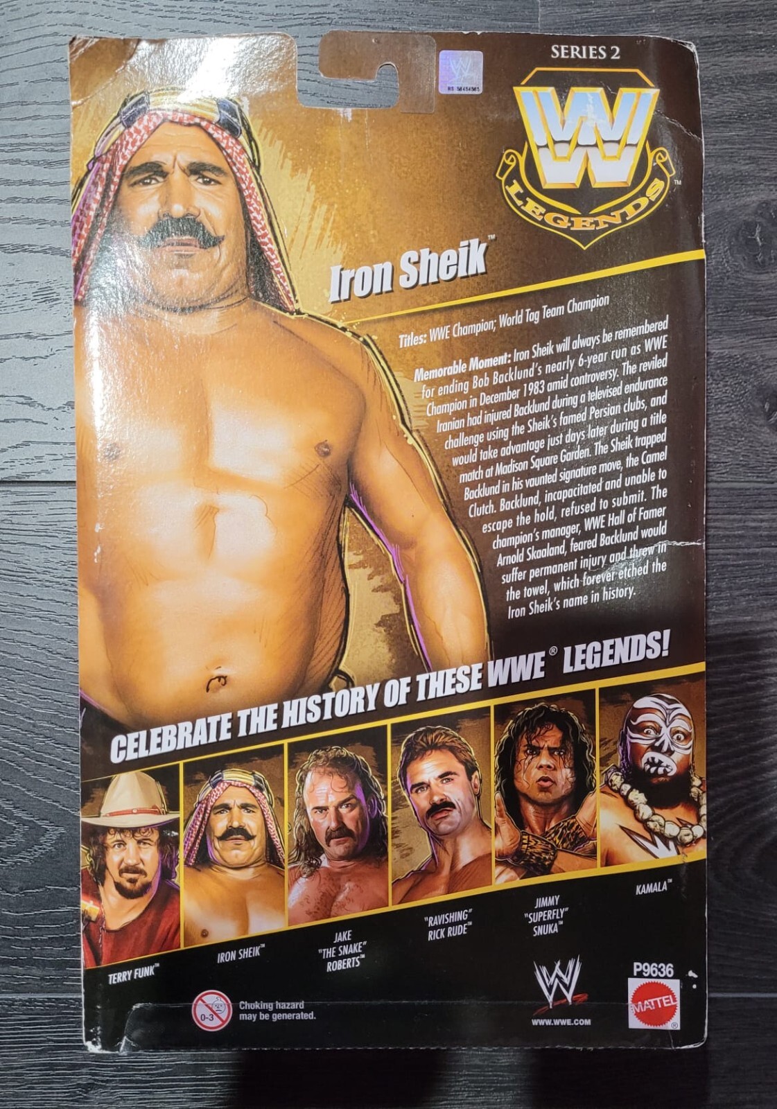 Iron Sheikh WWE Elite Legends Series 2 Action Figure eBay