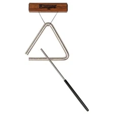 TreeWorks Chimes 4" Triangle with Beater and Holder  Made in U.S.A.