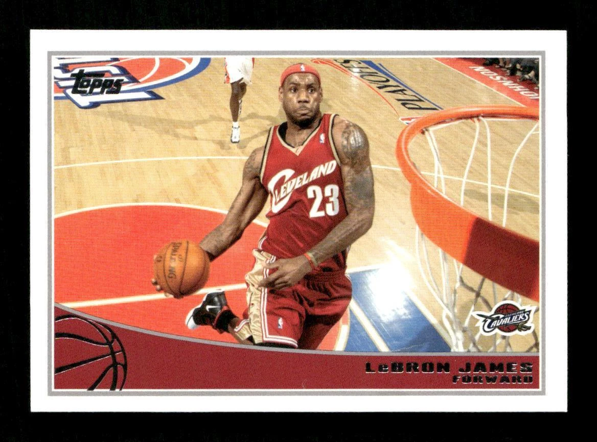 Lebron James trading card