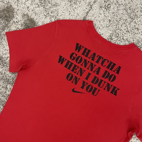 Nike Dri Fit Watcha Gonna Do When I Dunk On You Basketball Shirt Mens Large - Picture 4 of 5