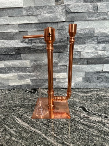 CoProof Handmade Moonshine Copper Proofing Parrot With Glass Funnel A6