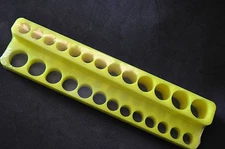 Mechanic's Time Savers Magnetic Socket Holder MTS 723 1/4"DR Bi-level Dp/Std YEW