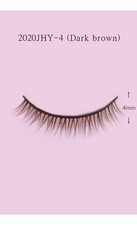 Dollmore OOAK BJD Supplies 4mm Eyelashes for dolls - 2020JYH-4 Dark brown 