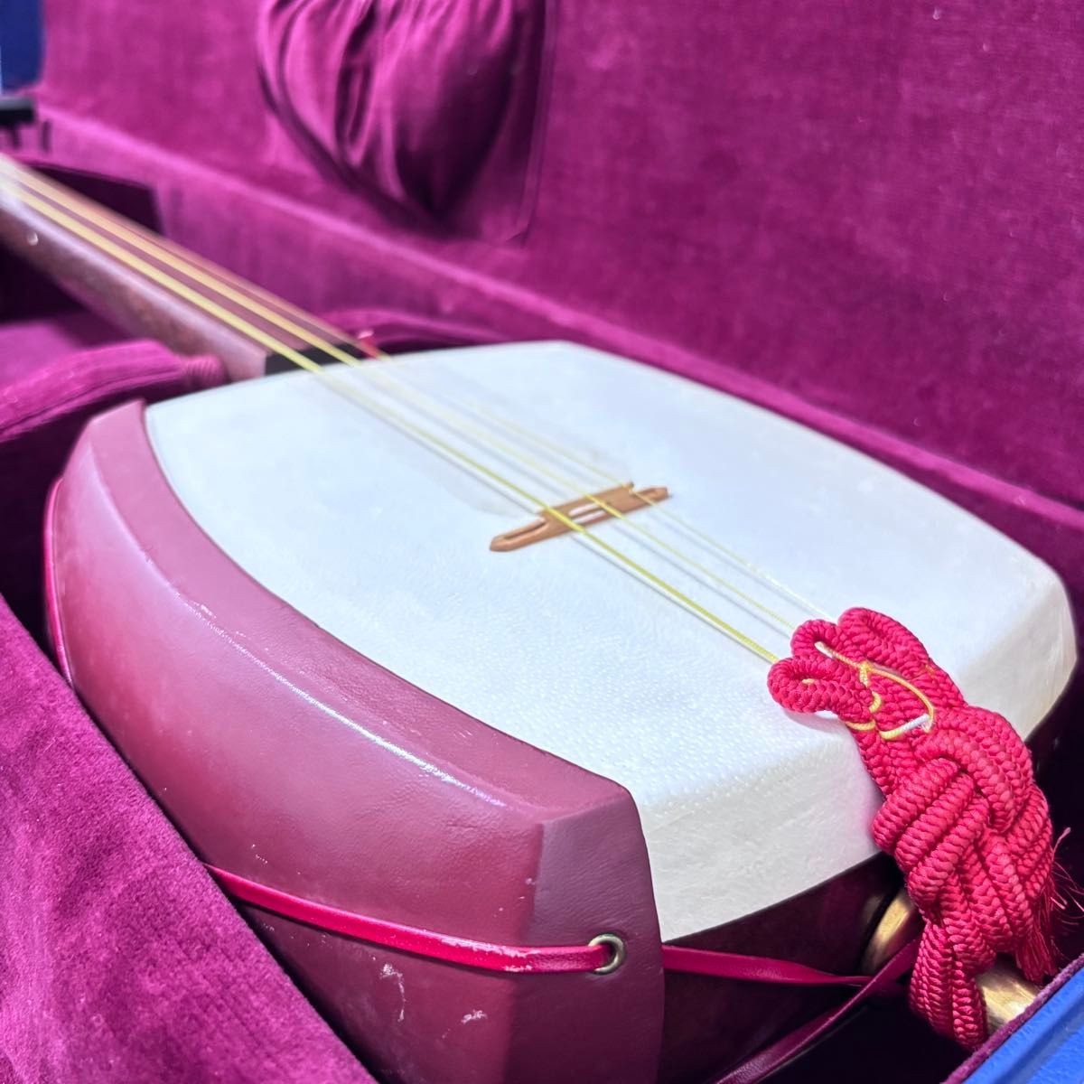Tsugaru Shamisen Futozao Tested Working Clean Hard Case Japan