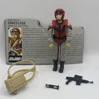 GI Joe 1987 Crazylegs 100% Complete Vintage ARAH Action Figure with File Card