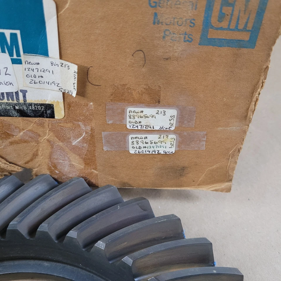 Nuevo anillo diferencial GMC y engranaje de piñón 26014192 1984-2009 camionetas Chevy GMC Foto 3 de 4