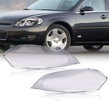 Headlight Lens Cover, Compatible with 2006-2016 Chevy Impala Limited Clear