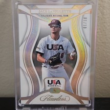 2025 Panini Flawless Jace LaViolette USA Baseball Serial Numbered 01/10 #99