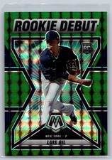 2022 Panini Mosaic #RD-10 Luis Gil Rookie Debut Green Mosaic