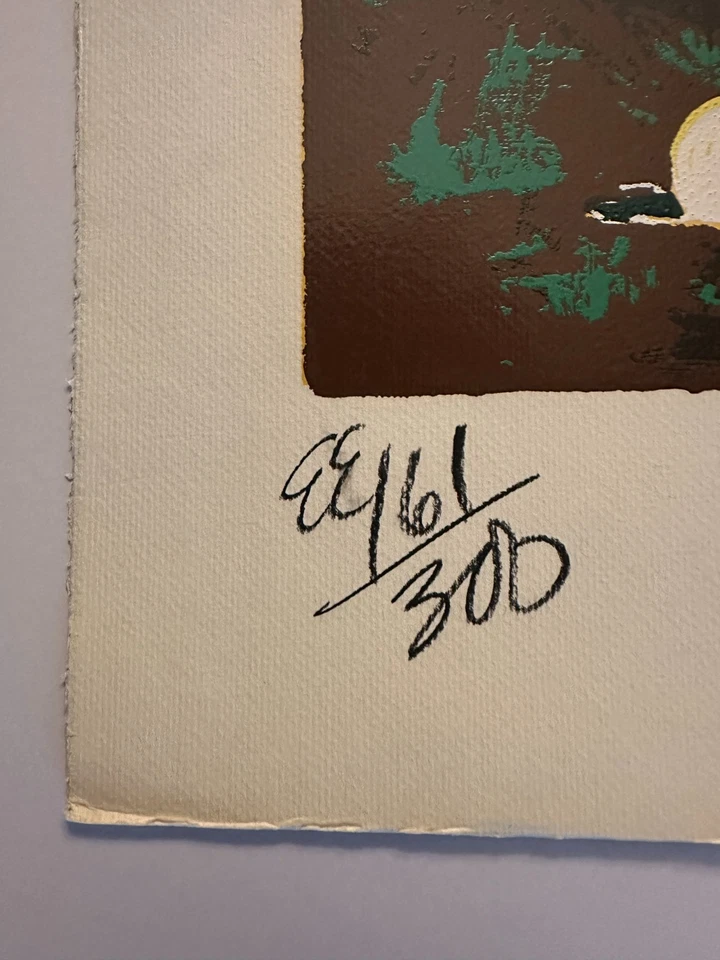 Paul Blaine Henrie "Jack Nicklaus" 26" x 40" Serigraph #161/300 无框架滚动 — 第 3/4 张图片