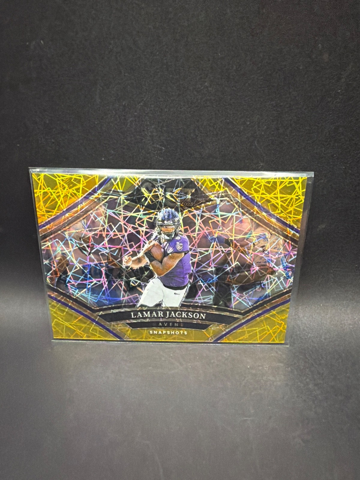 2023 Select Snapshots GOLD laser 1/10 Lamar Jackson Baltimore Ravens #SS-LJ