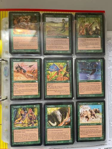 Magic Karten Sammlung Gathering Sammelkarten mind. 25 Jahre Alt