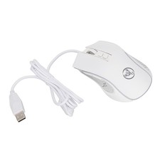 Mechanical Mouse Colorful Shine Adjustable 3600dpi RGB Ergonomic Wired Game RKSR