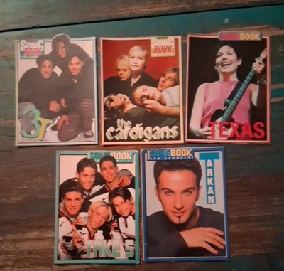 5 x BRAVO Songbook Pop Rock 80er 90er alle in bestem Zustand