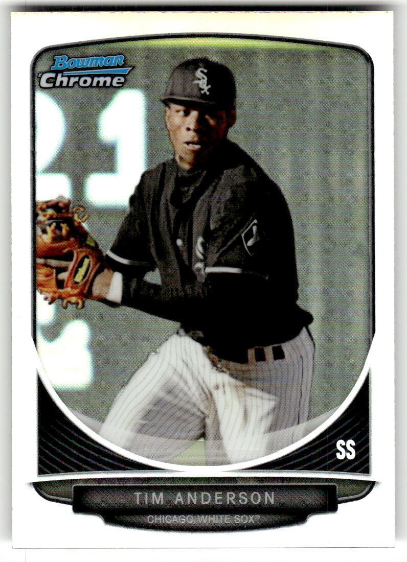 2013 Bowman Tim Anderson Chrome Draft Picks Refractors #BDPP13