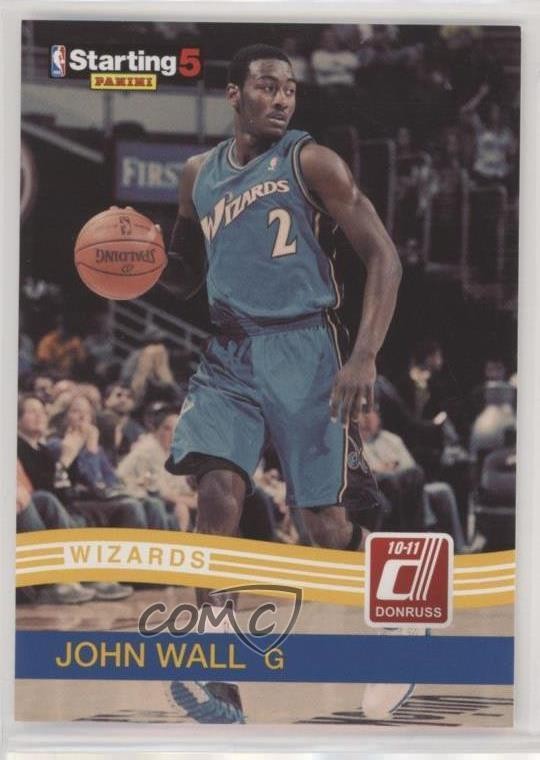 2010-11 Panini Starting 5 Donruss John Wall #JW 3c7