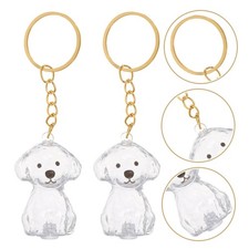 Dog Hair Keepsake Keychain Pet Memorial for Fur Commemorative Supplies
