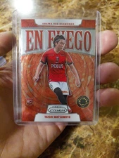 2025 Panini Prizm FIFA Club World Cup Taishi Matsumoto EN FUEGO Rookie Card #8