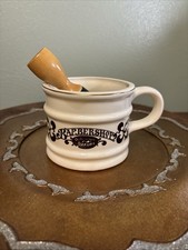 Barbershop Old Fashioned Luxury Shaving Cream Mug Cup Brush