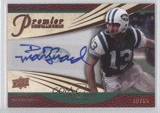 2008 UD Premier Premier Penmanship 30/65 Don Maynard #PP10 Auto HOF 0u1