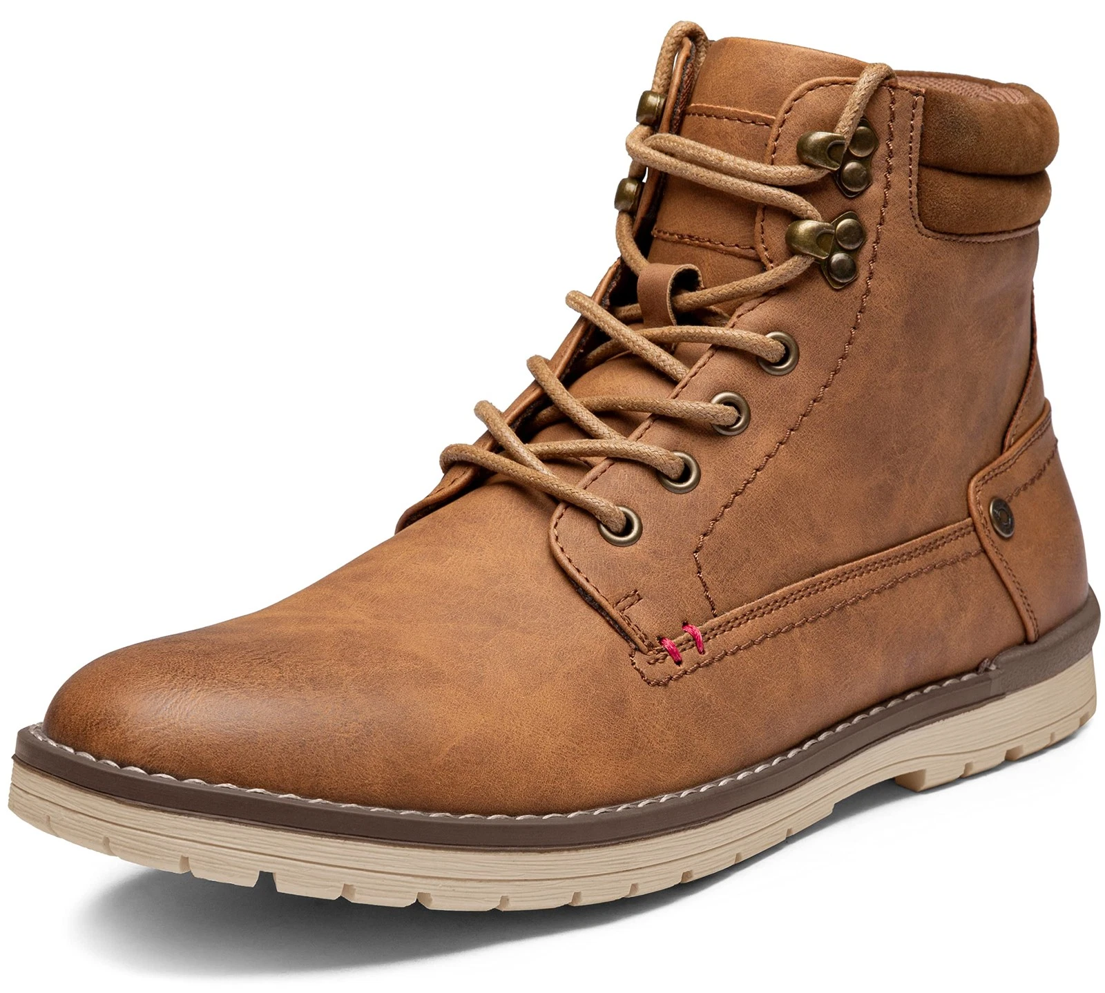 Vostey Men's Chukka Boots Motorcycle Casual Hiking Boot for MenBMY671B Yellow...