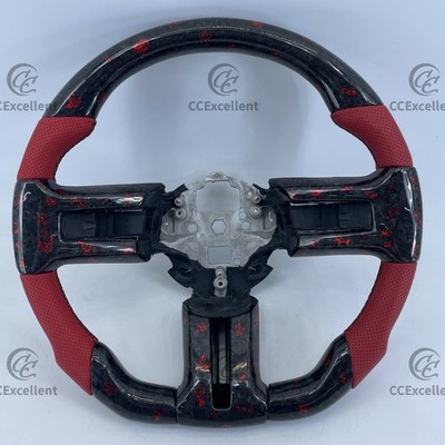 For Ford Mustang 2010-2014 Shelby GT500 real forged carbon fiber steering wheel
