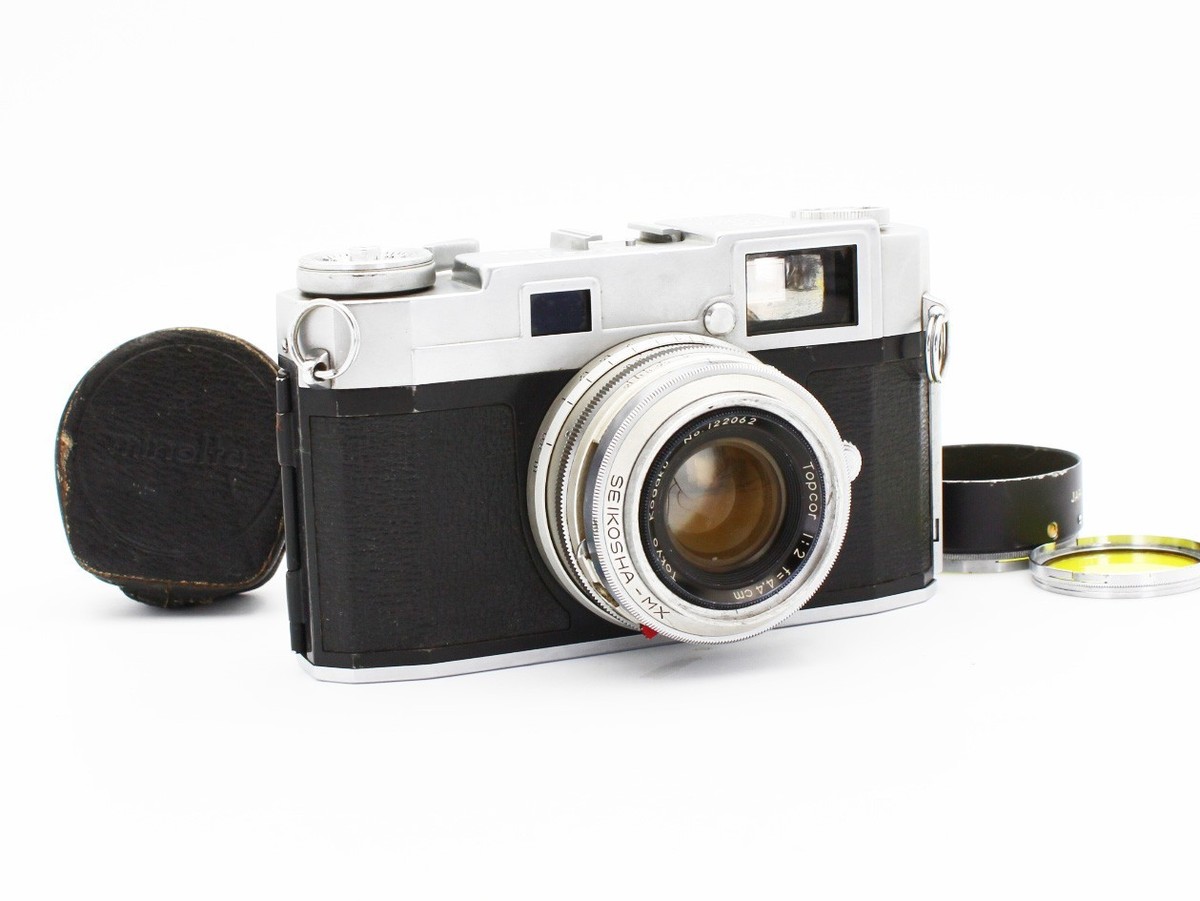 Topcon　35−S Topcon 35-S 35mm Rangefinder Film Camera Topcor 44mm f/2 Lens