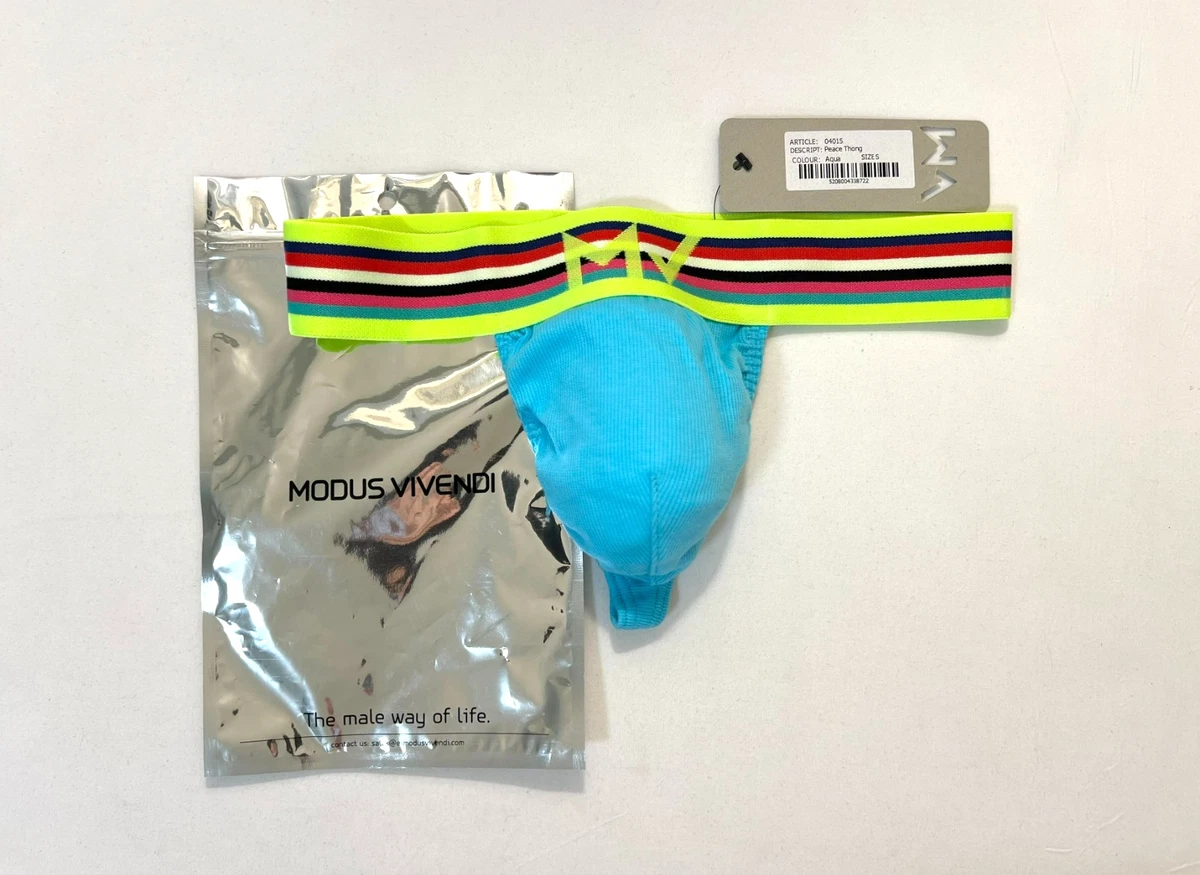 Modus Vivendi Slip Viral Vinile - Sexy Intimo Fetish Nero - Taglia Medium