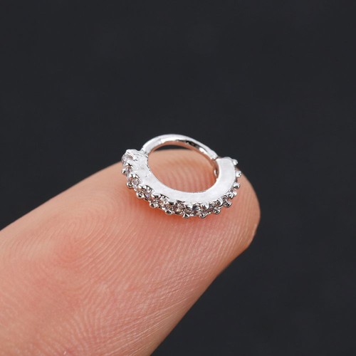 Body Piercing Jewelry Cartilage Helix Rhinestone Tragus Earrings Ear Studs - Picture 14 of 15