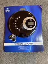 NEW Onn Black Personal CD Player Factory Sealed With Headphones ONA12AV025 