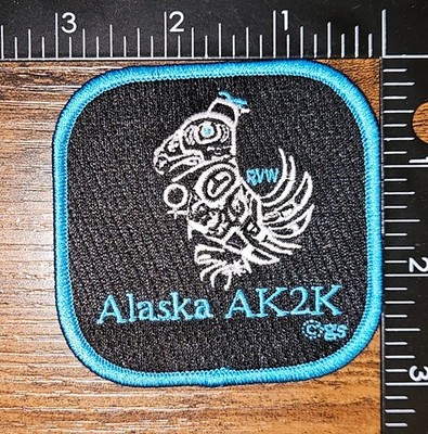 Alaska AK2K Totem Folk Art Bird Patch