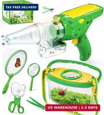 Bug Catcher for Kids, Bug Vacuum Catching Kit with Bug Collector Butterfly Net M