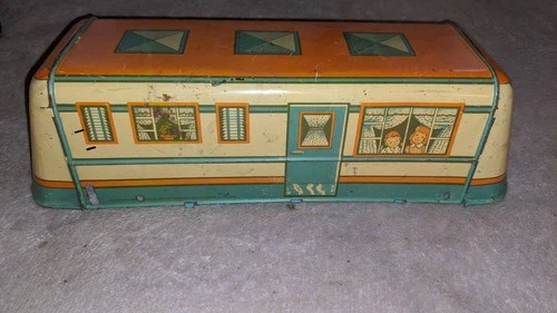 Vintage Tin Litho Motorhome Wolverine. Parts Or Repair.