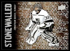 2018-19 Upper Deck Stonewalled Jonathan Quick Los Angeles Kings #SW-29