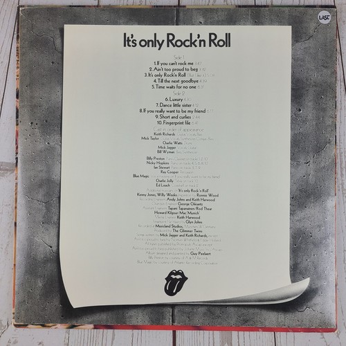 The Rolling Stones It's Only Rock 'N Roll Vinyl LP Record 1974 COC 79101 EX/VG - Picture 4 of 8