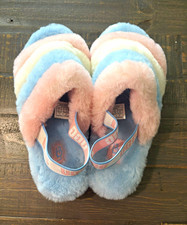 UGG Fluff Yeah Slide Women  s Size 8 Pastel Multicolor 1114751