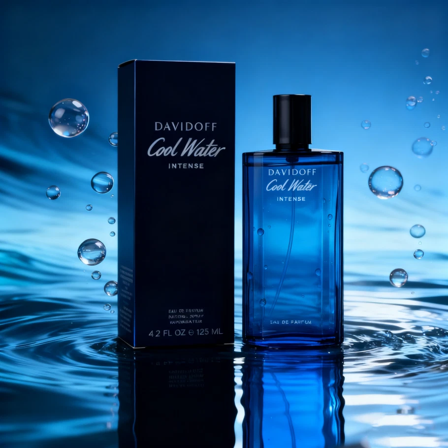 Perfume de hombre COOL WATER INTENSO, 4,2 OZ Foto 4 de 4