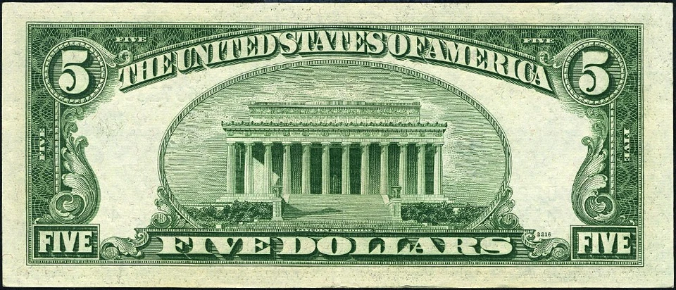 FR. 1962 D* $5 1950-A Federal Reserve Note Cleveland D-* Block AU+ Star - Image 3 of 3