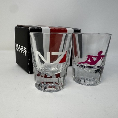 Mass Effect N7 Shotglasses- Bioware - Loot Crate Exclusive 2015: Never Used