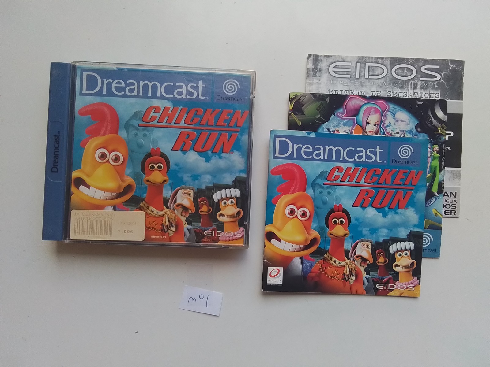 Chicken Run Complet sur SEGA Dreamcast !!!