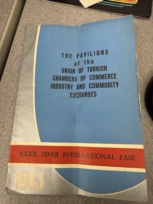 1963 Izmir International Fair Turkey Trade Pavilion Booklet Ankara Expo