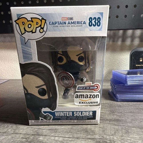 Funko Marvel Winter Soldier Amazon Exclusive Pop! Vinyl Bobblehead 838