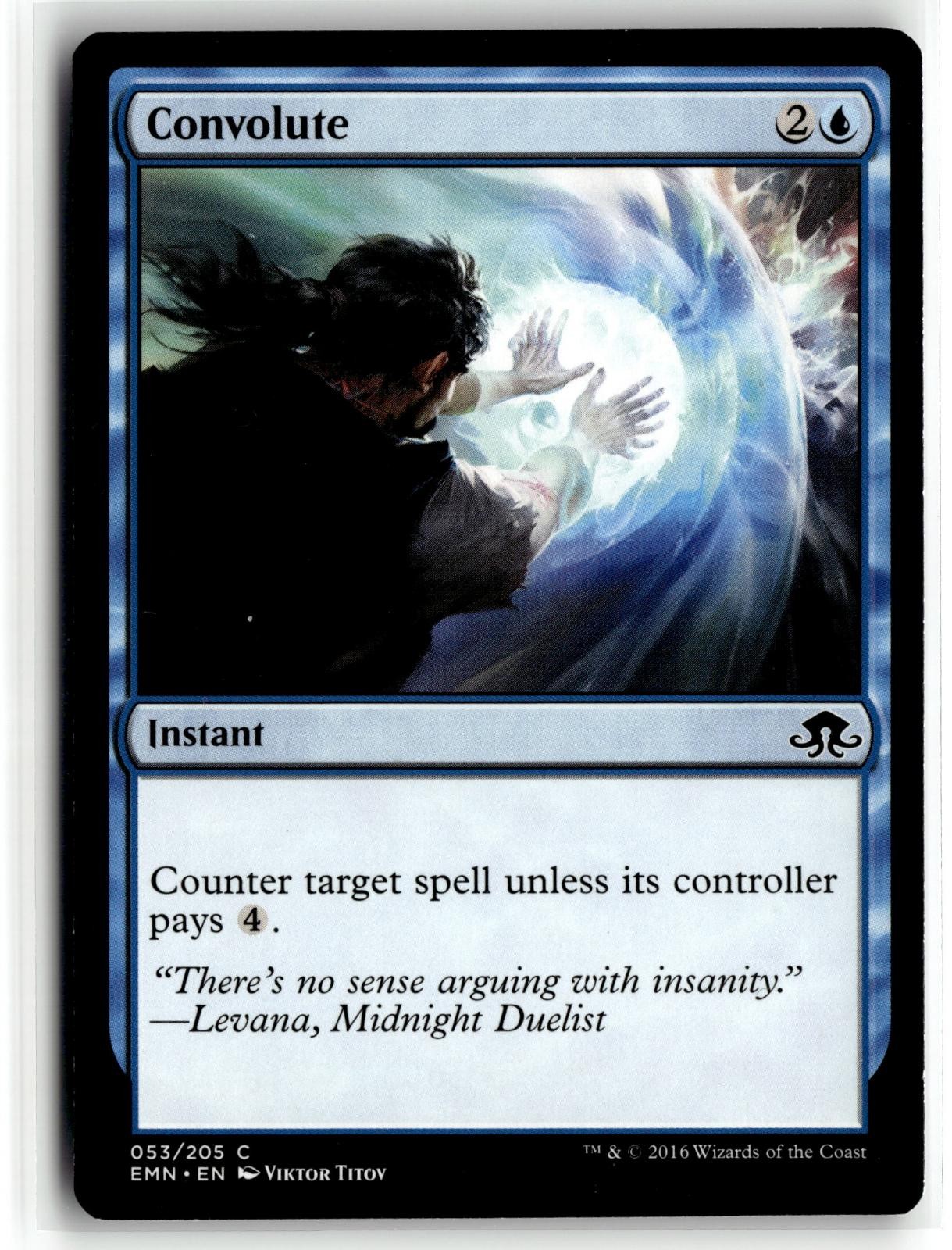 CONVOLUTE 53 COMMON ELDRITCH MOON MAGIC: THE GATHERING LIGHTLY PLAYED