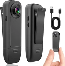 Mini Body Camera 1080P HD Wearable Camera Night Vision Motion Detection Security