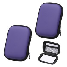 2Pcs Card Game Case, Travel Game Case Compatible, Purple