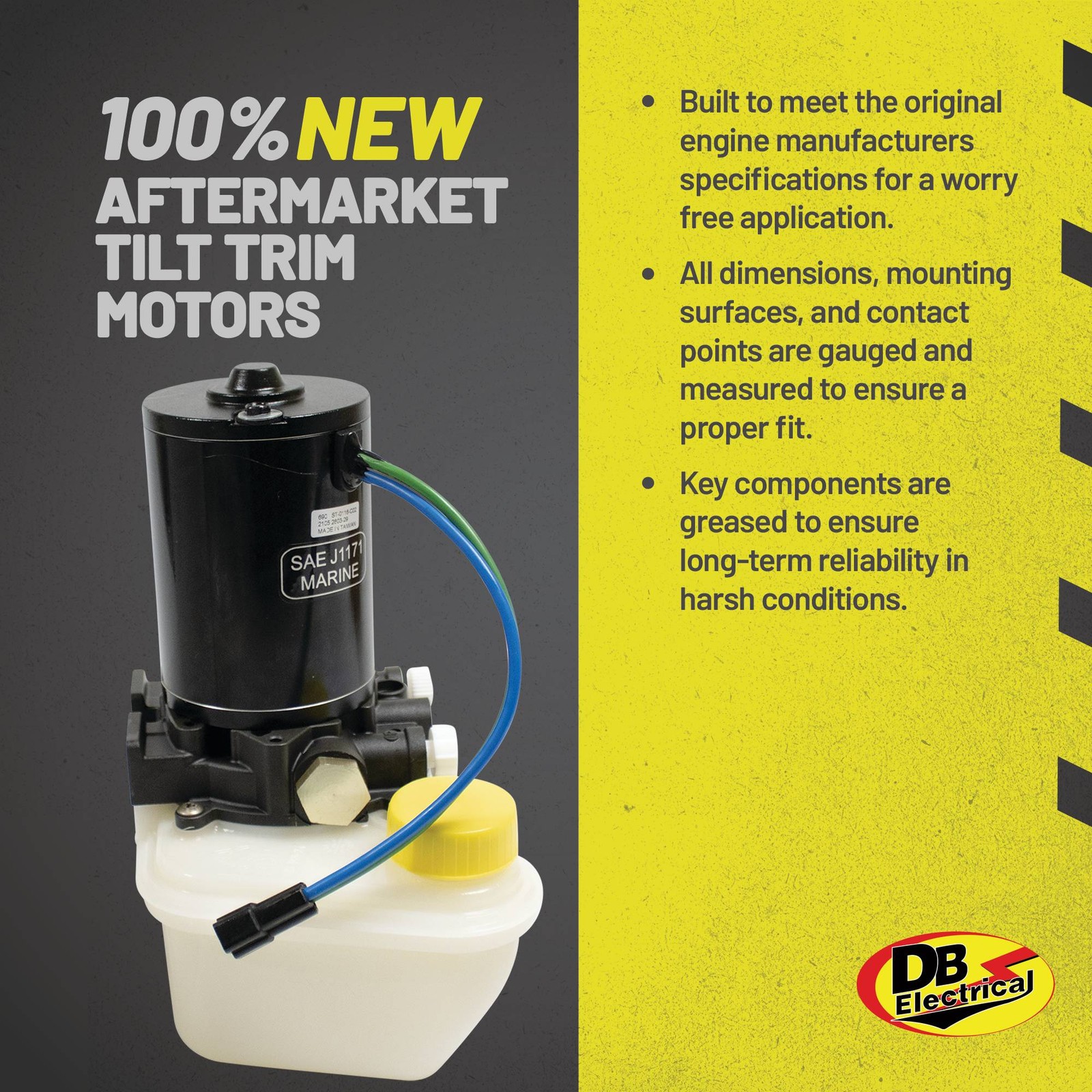 Tilt Trim Motor For Volvo-Penta 3857265-7 3861027-5 854346-4; 430-22085