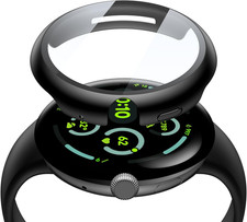 2-Pack Hard PC Screen Protector Case Compatible with Google Pixel Watch 3 2024 