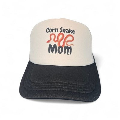 Corn Snake Mom Trucker Hat Black Mesh Snapback Reptile Lover Cap Adult