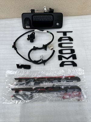 Toyota Tacoma 86790-04030  OEM USED Camera Handle Wires And Black Emblem Overlay